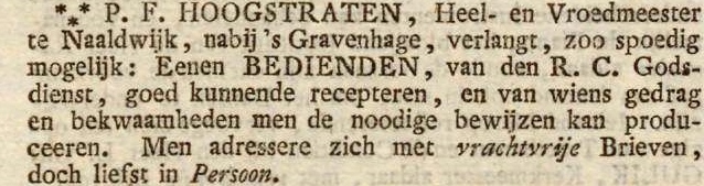 18300116 Opregte Haarlemsche Courant