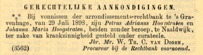 18980811 Nederlansche Staatscourant