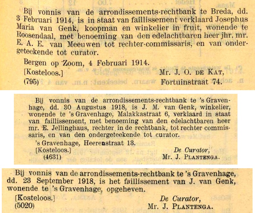 1914-1918 Nederlandsche Staatscourant