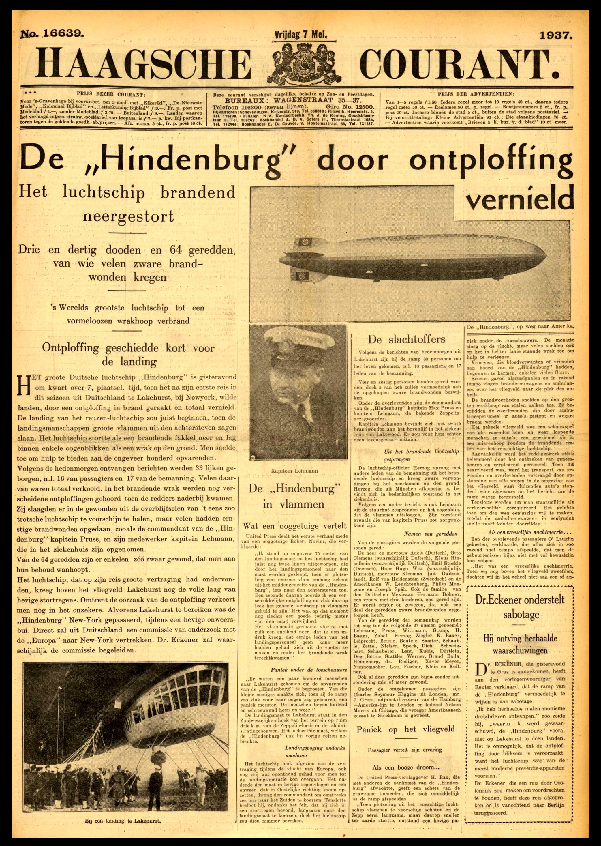 19370507 Haagsche Courant